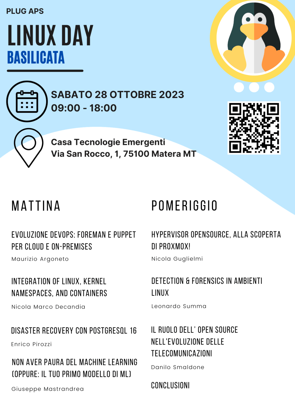 Agenda Linux Day Basilicata 2023