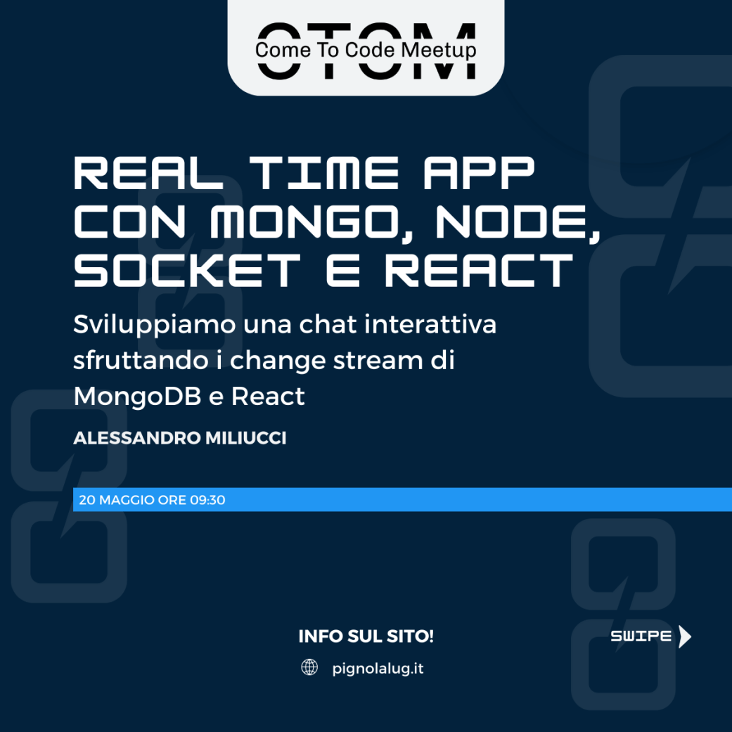 Real Time App con Mongo, Node, Socket e React