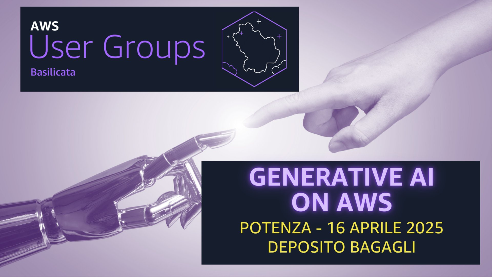 AWS User Group Basilicata: Sviluppare applicazioni di AI Generativa con AWS