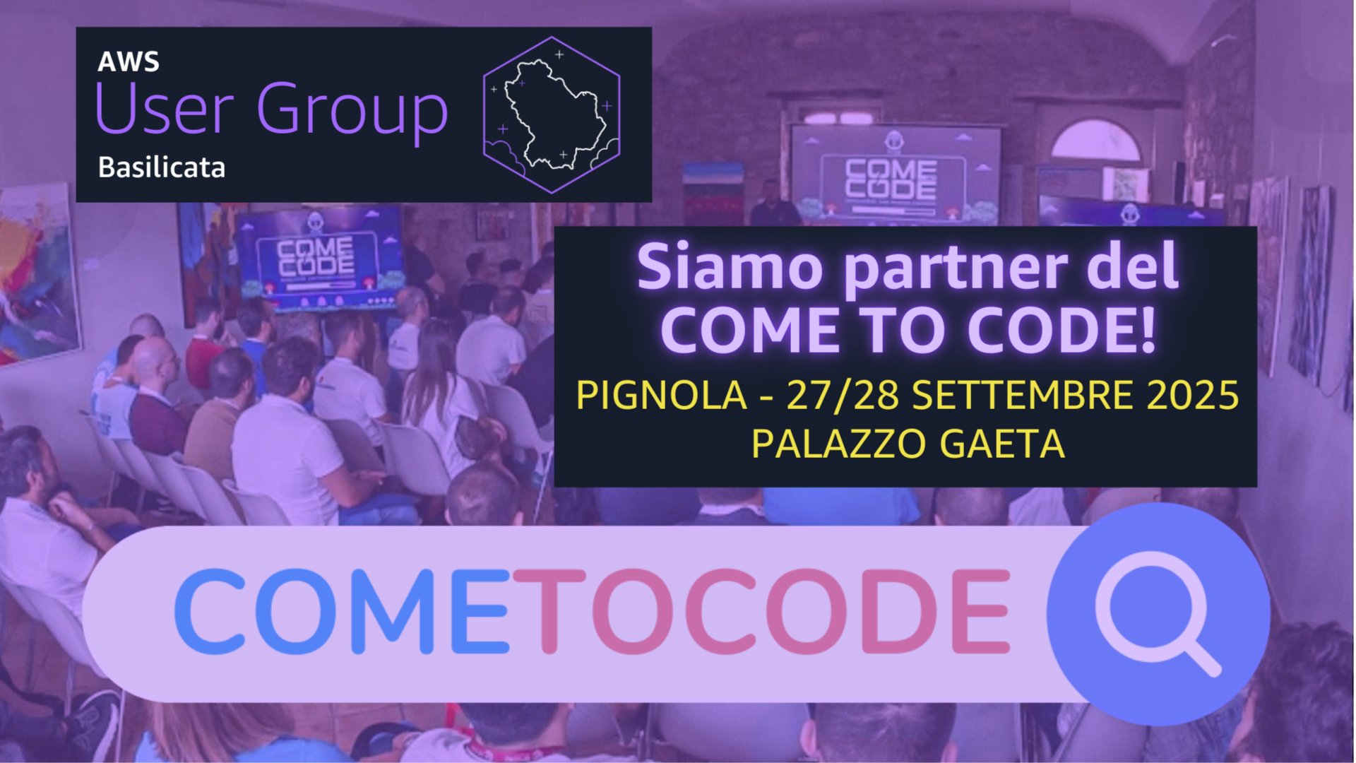 AWS User Group Basilicata al Come To Code!
